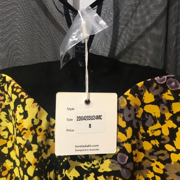 Sheer Floral Mini Dress - Picture 3 of 3